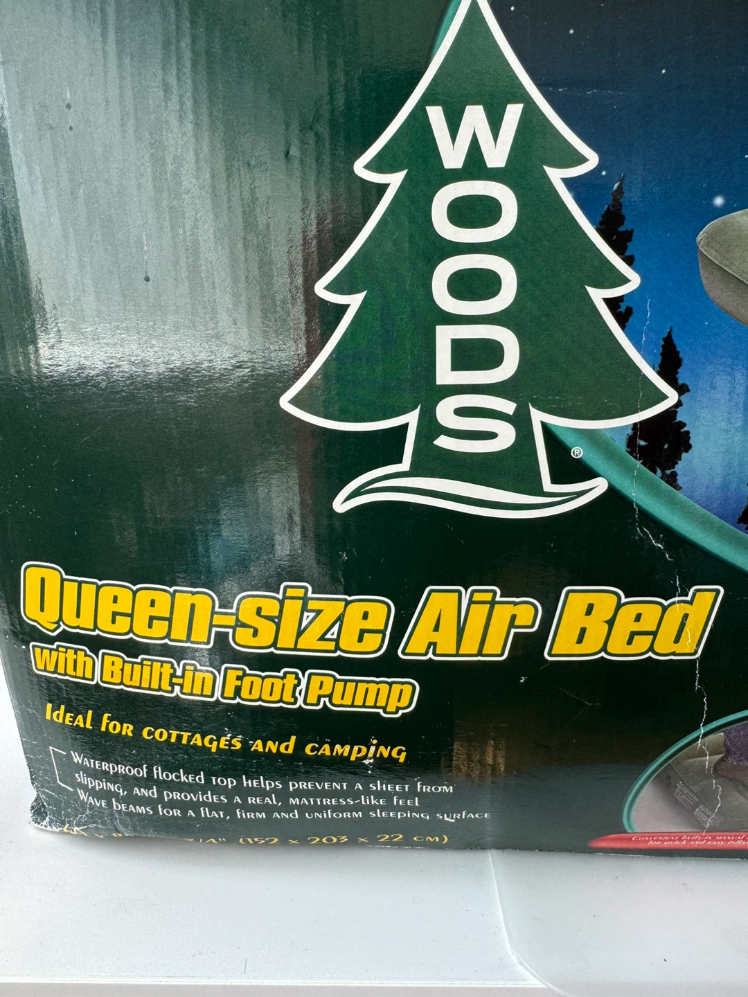 Woods Queen-size Air Bed with Built-in Foot Pump - photo 3