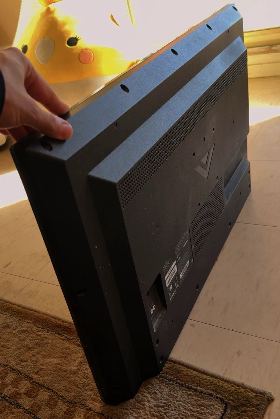 Vizio 24" TV for parts Black screen