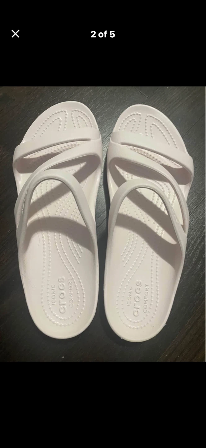 Crocs Kadee II Sandals Women's Size ⚽ 10 Pale Pink