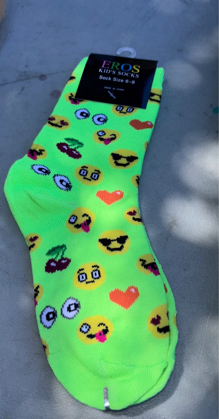 ⚽️Eros Kid's Socks Emoji Print
