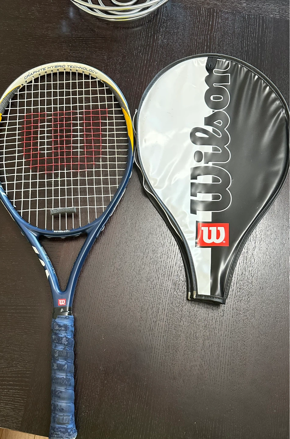Wilson "Custom Pro" Graphite Hybrid Tennis Racket - photo 3
