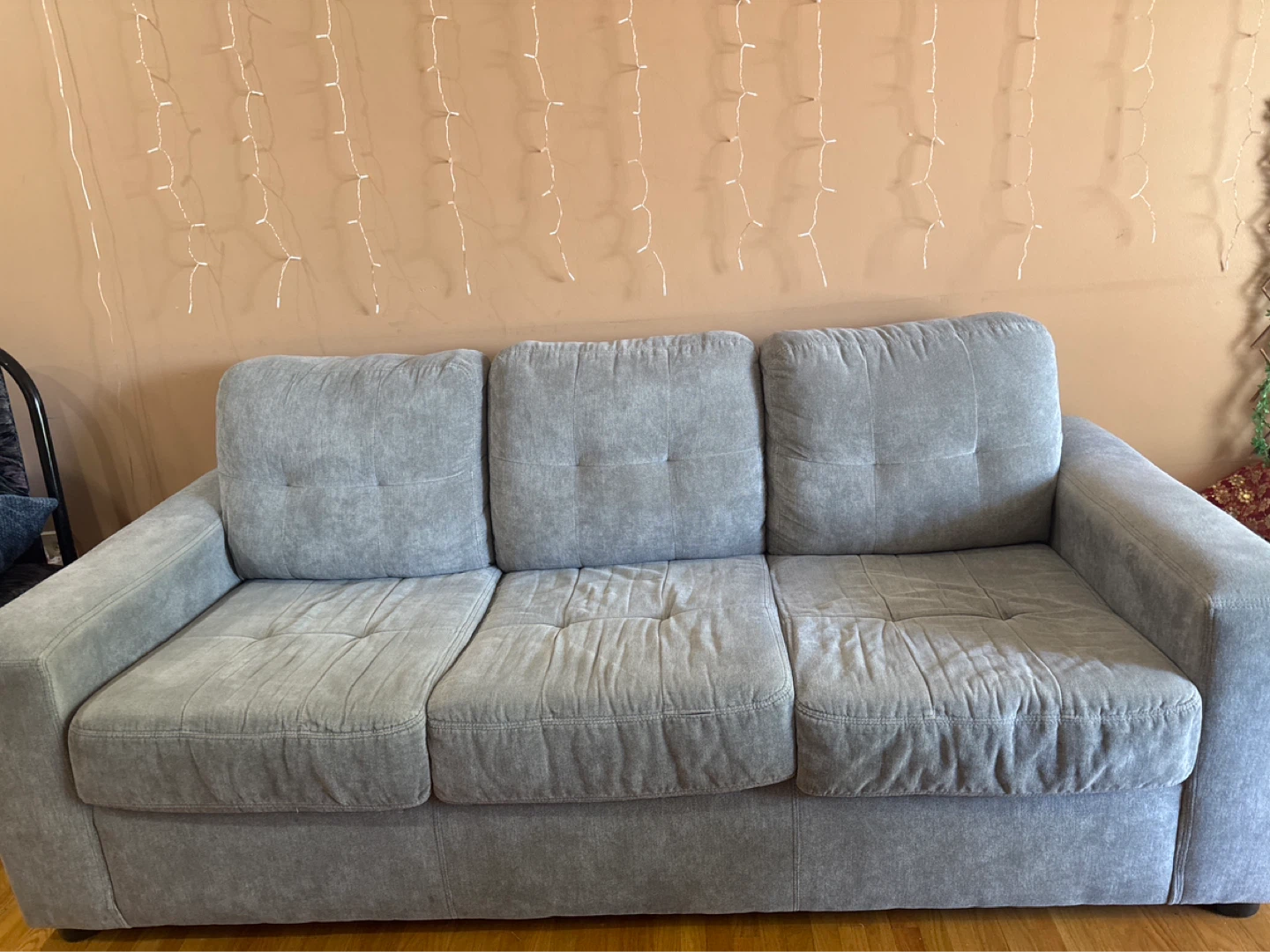 Grey 3-Seater Sofa