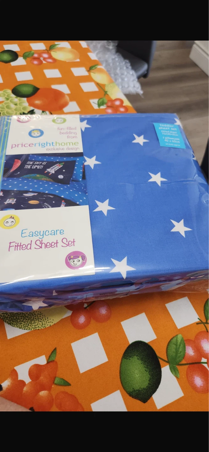 Price Right Home Toddler Easycare Fitted Sheet Set