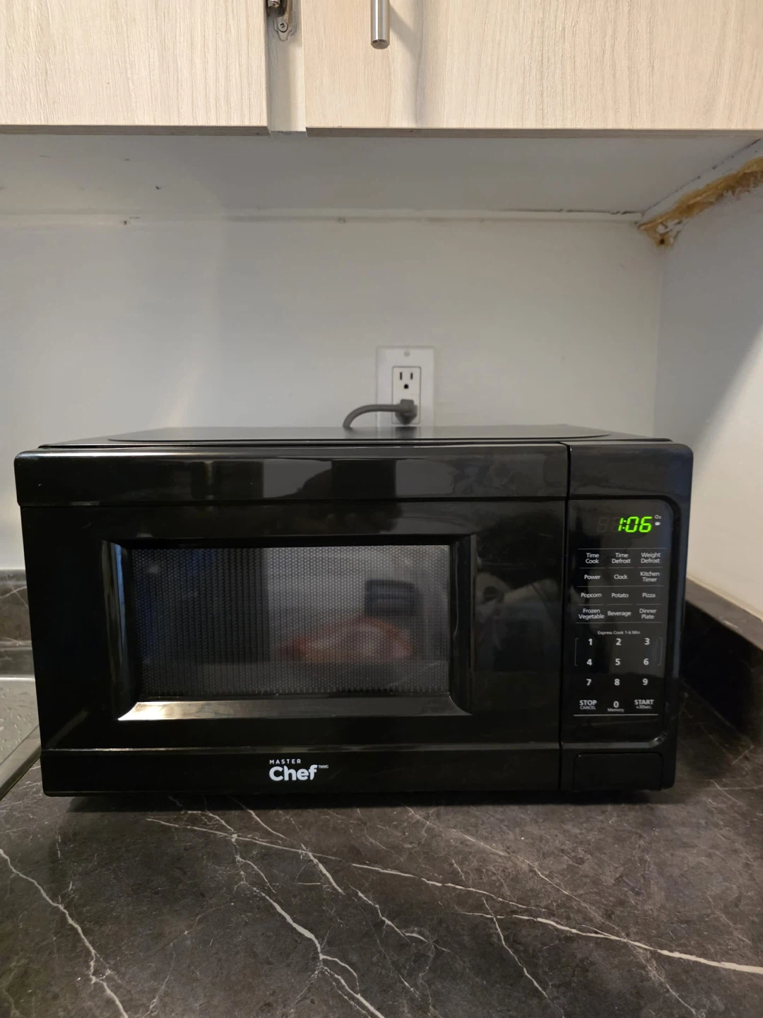 Master Chef Black Microwave