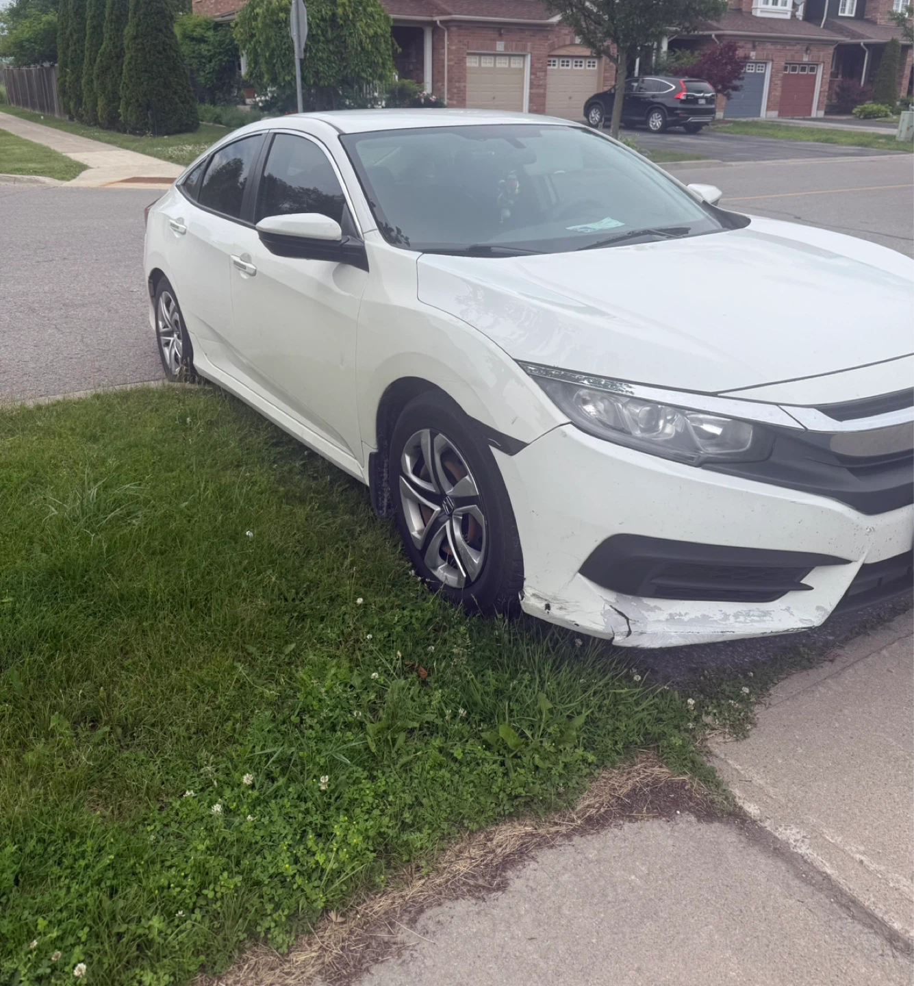 White 2016 Honda Civic Sedan LX CTV - photo 4