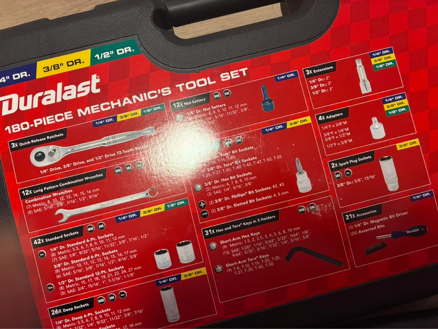 Duralast 180-Piece Mechanic's Tool Set - photo 4