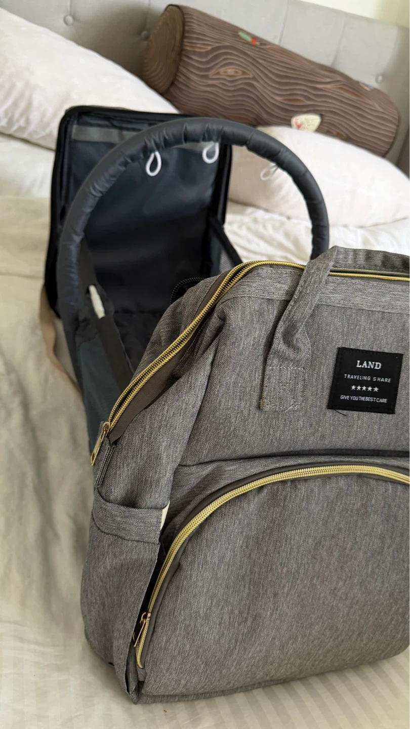 LAND Diaper Bag Backpack with Bassinet - photo 5