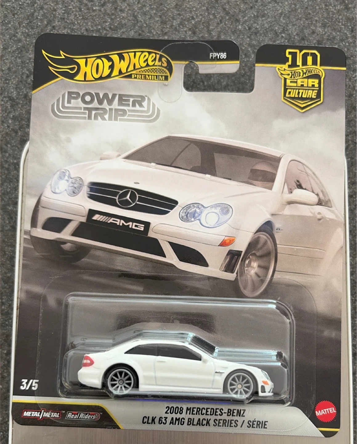 Hot Wheels Premium 2008 Mercedes-Benz CLK 63 AMG Black Series