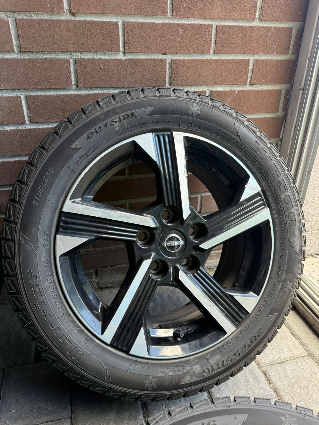 Nissan 205/55R16 Winter Tires and Rims ⚽ - photo 4