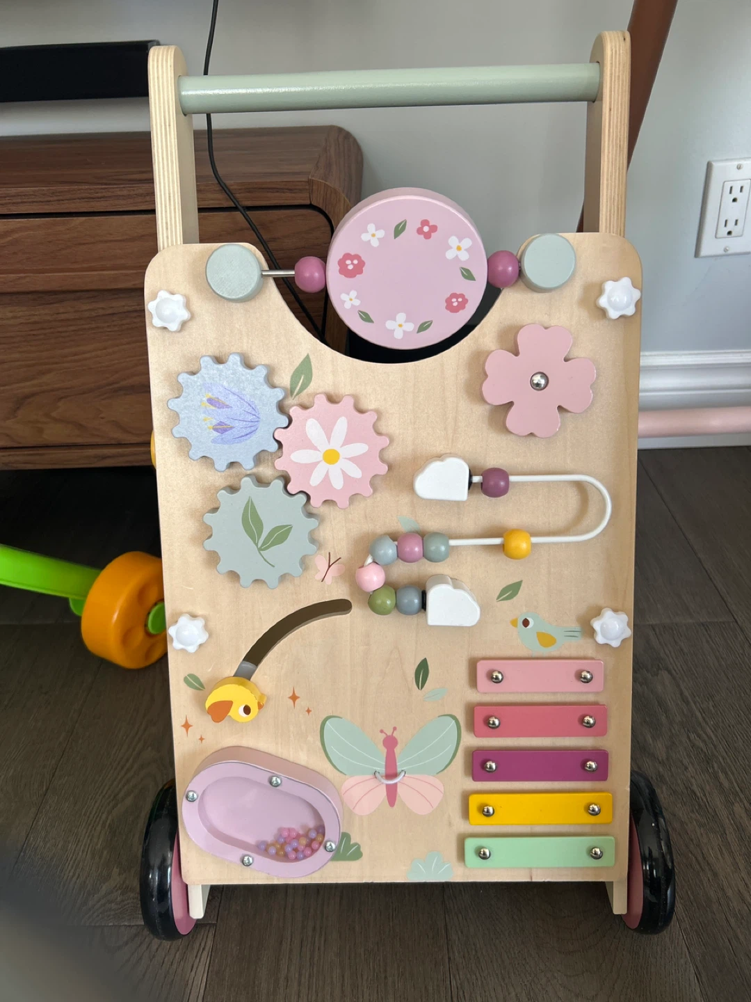 Wooden Activity Walker with Musical Xylophone