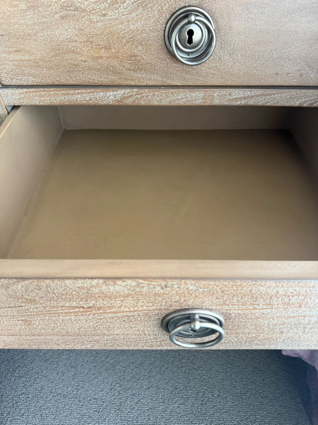 RH solid wood nightstands - photo 4