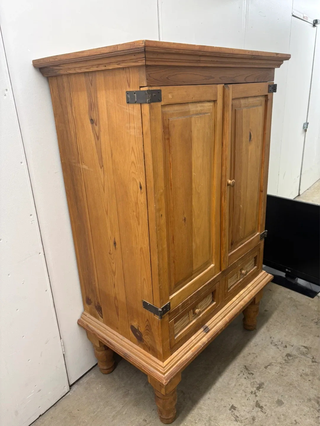 Solid Wood Cabinet with Drawers