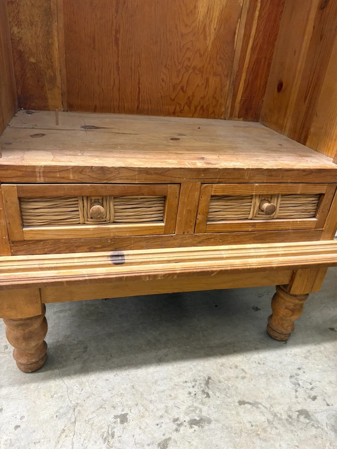 Solid Wood Cabinet with Drawers - photo 5