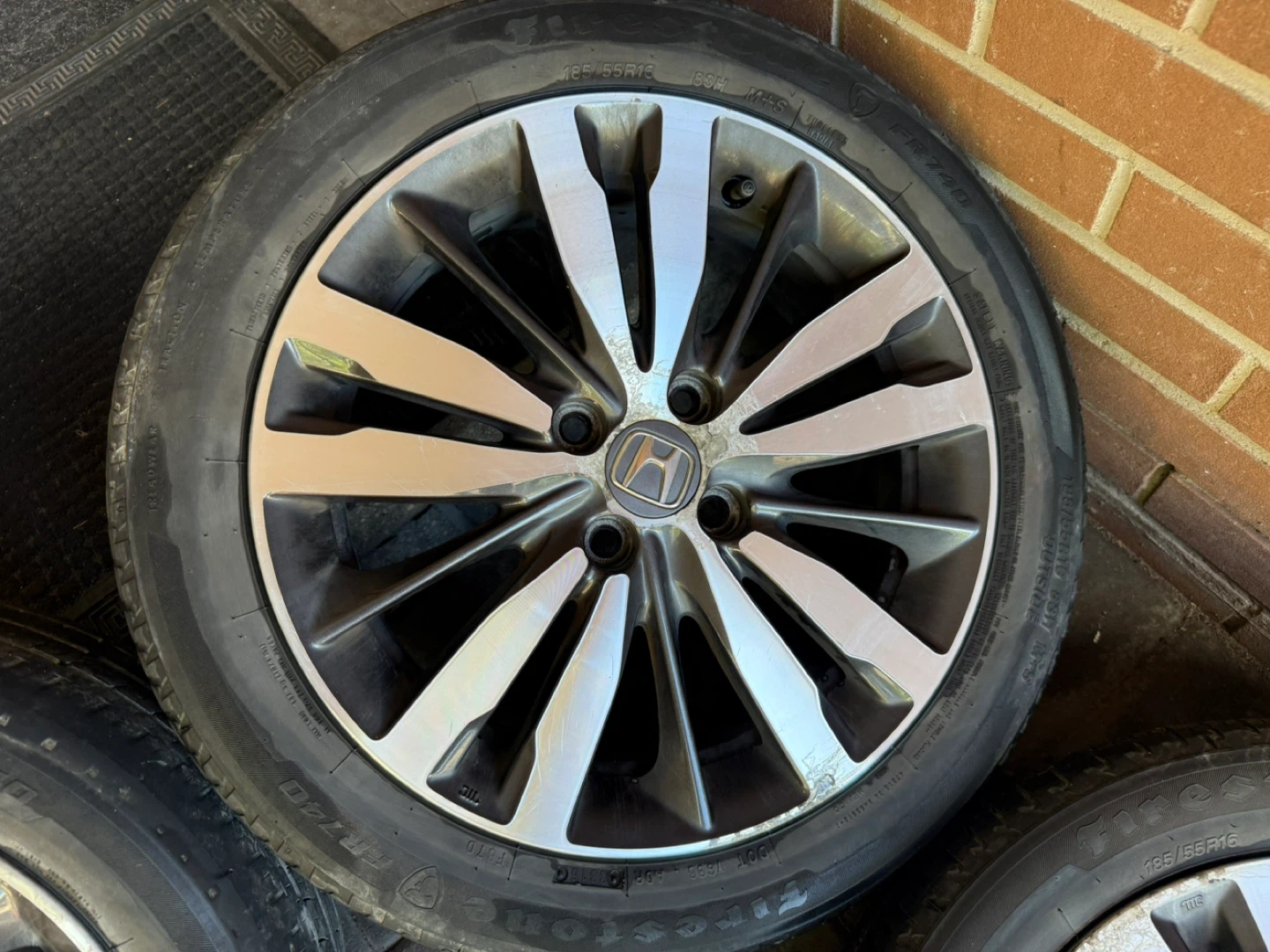 Honda fit Alloy Wheels and Tires Set (4) ⚽ - photo 4