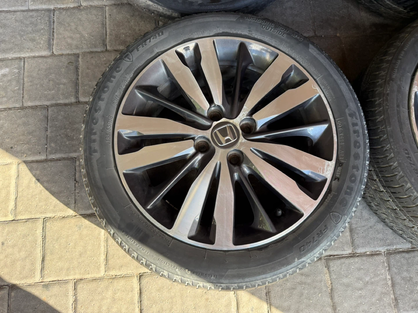 Honda fit Alloy Wheels and Tires Set (4) ⚽ - photo 2