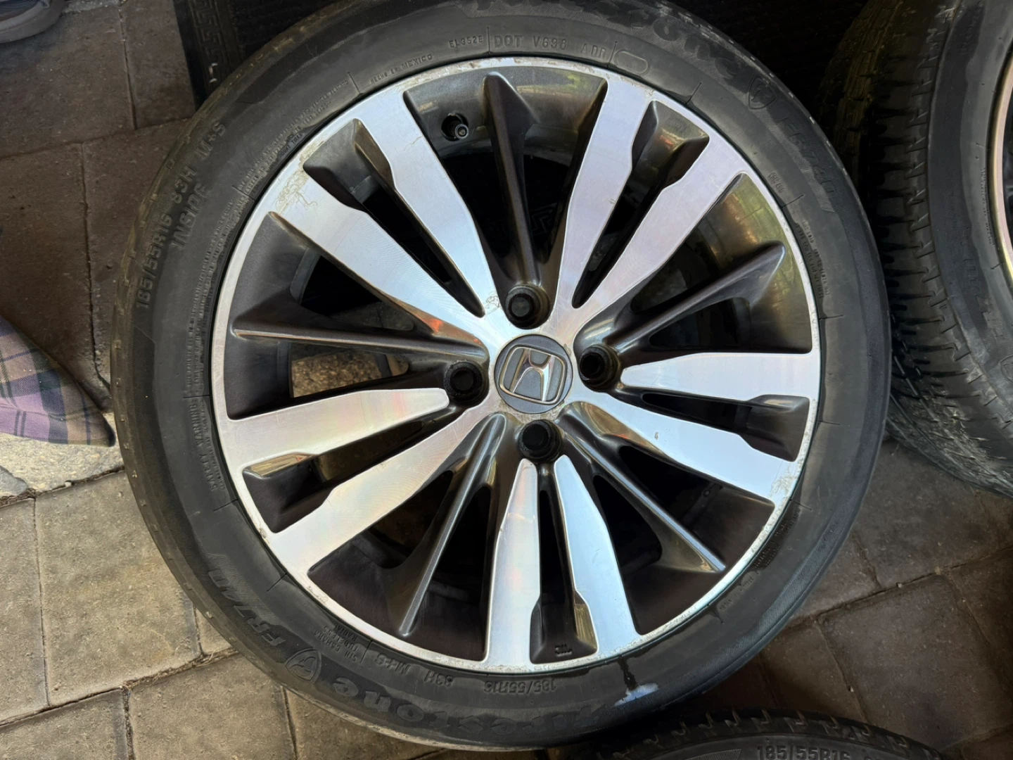 Honda fit Alloy Wheels and Tires Set (4) ⚽ - photo 5