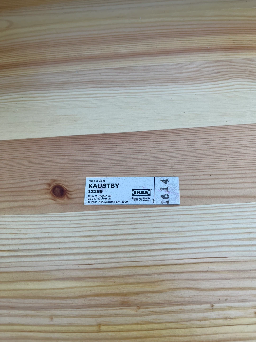 IKEA KAUSTBY Black Dining Chairs (Set of 4)