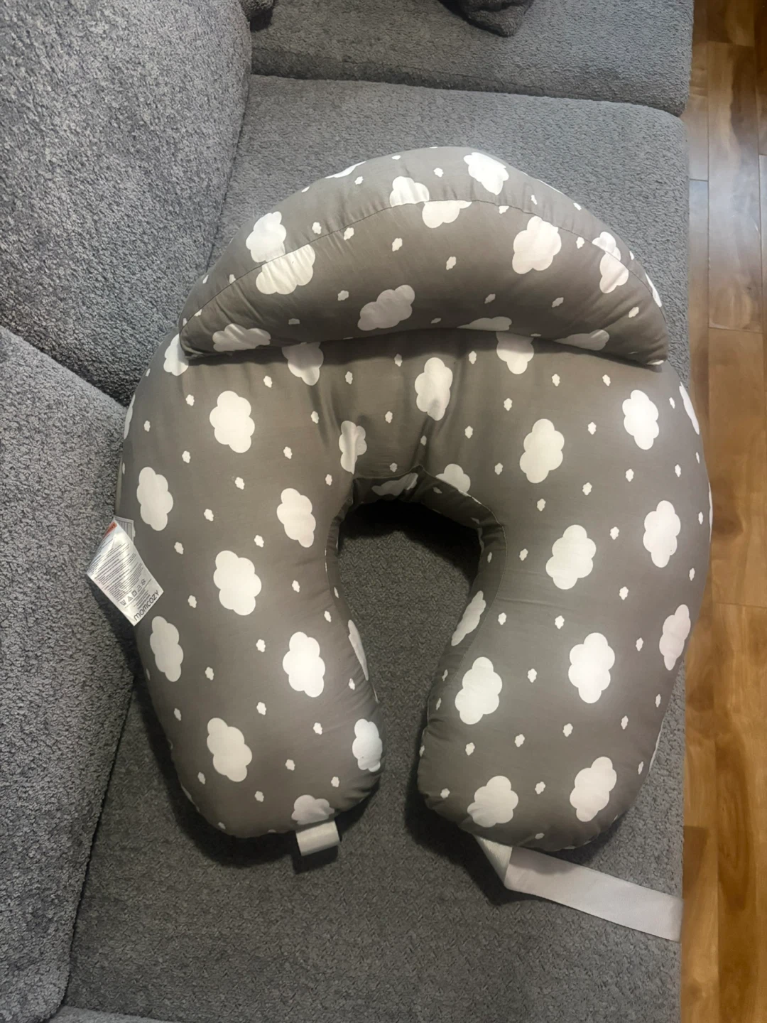 Grey Cloud Nursing Pillow