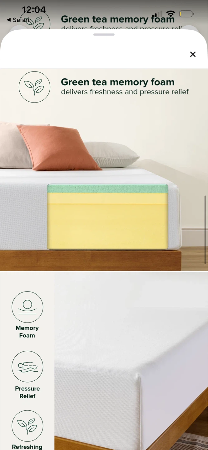 10” Memory Foam Mattress - has to go by Sunday!