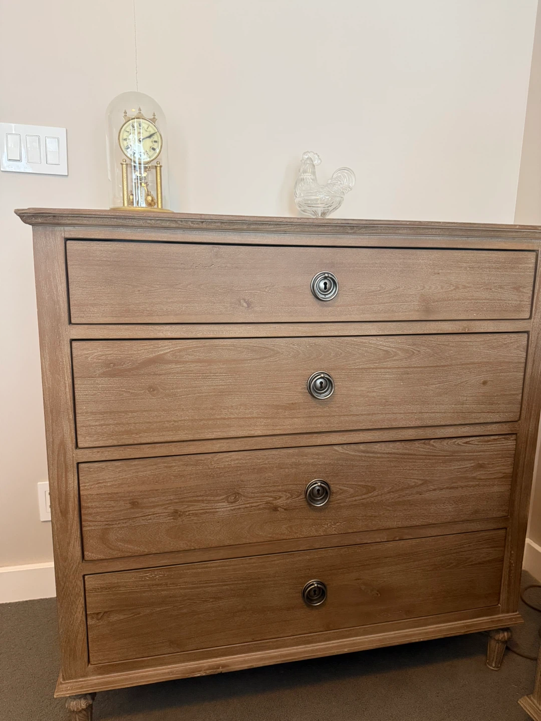 RH solid wood dresser