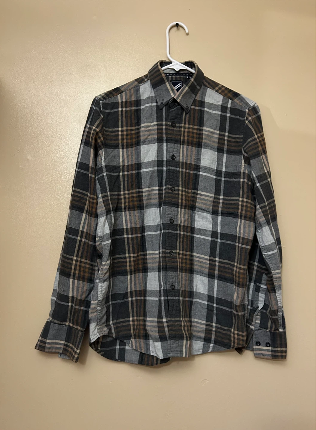 Hechter Plaid Shirt Men’s Small