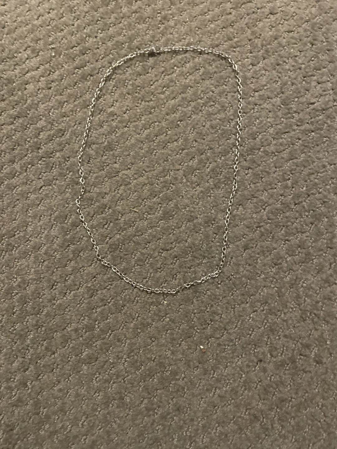 Silver chain necklace