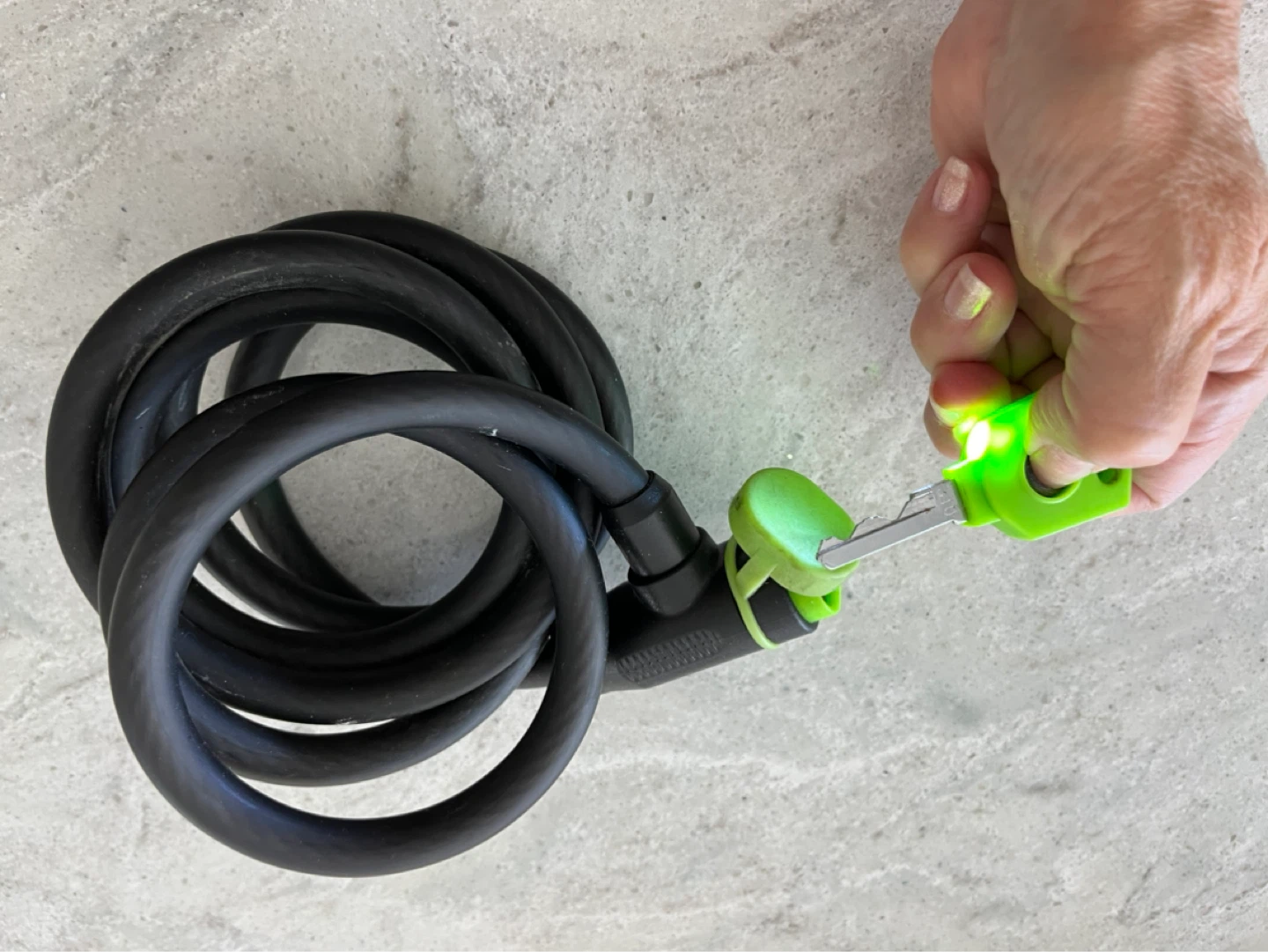 Panniers plus Black Coil Bike Lock with LED Key - photo 4