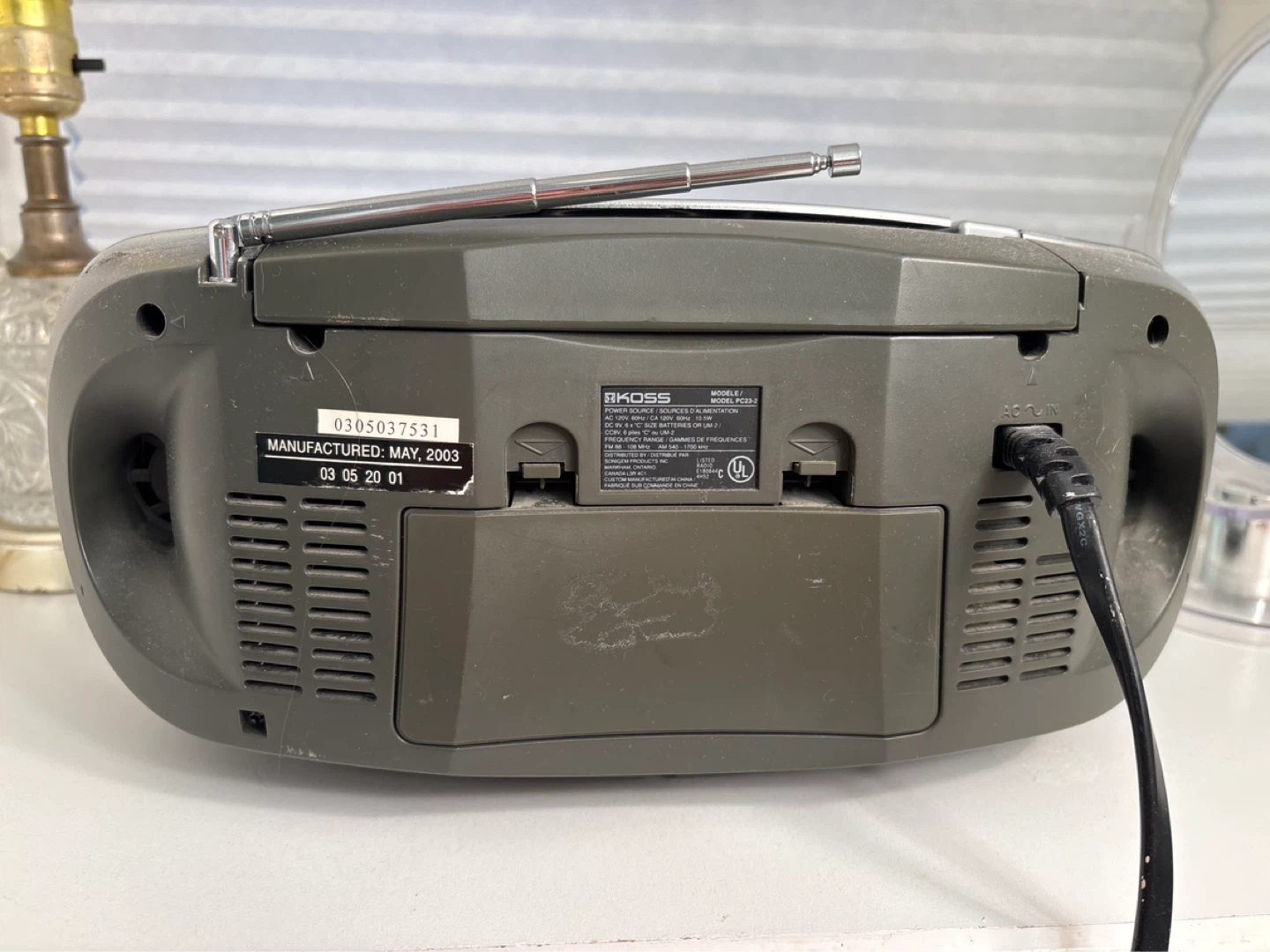 ⚽️Koss Portable CD Player Boombox - photo 2