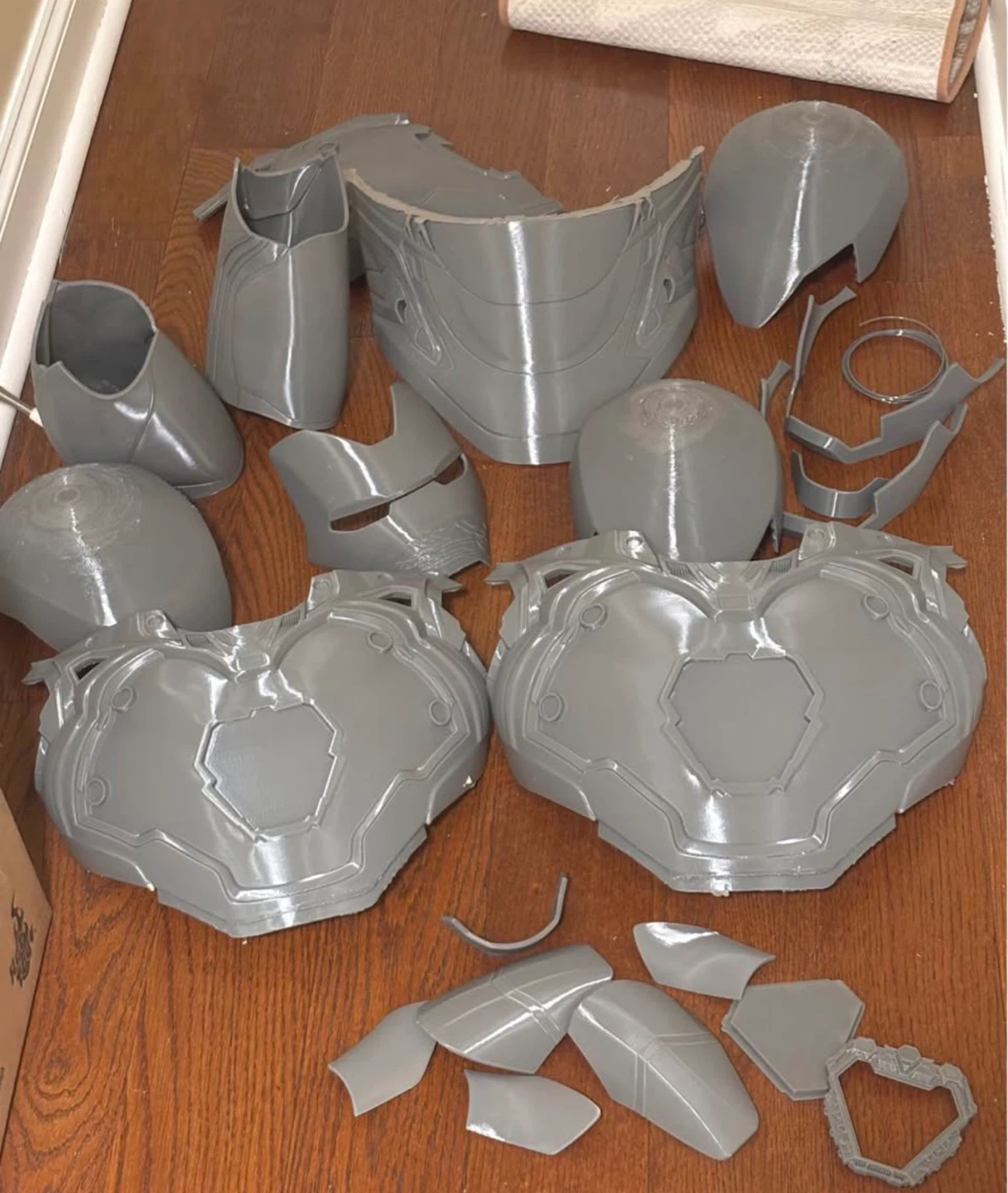 3D Printed Iron Man Mark 85 Suit Parts Assortment