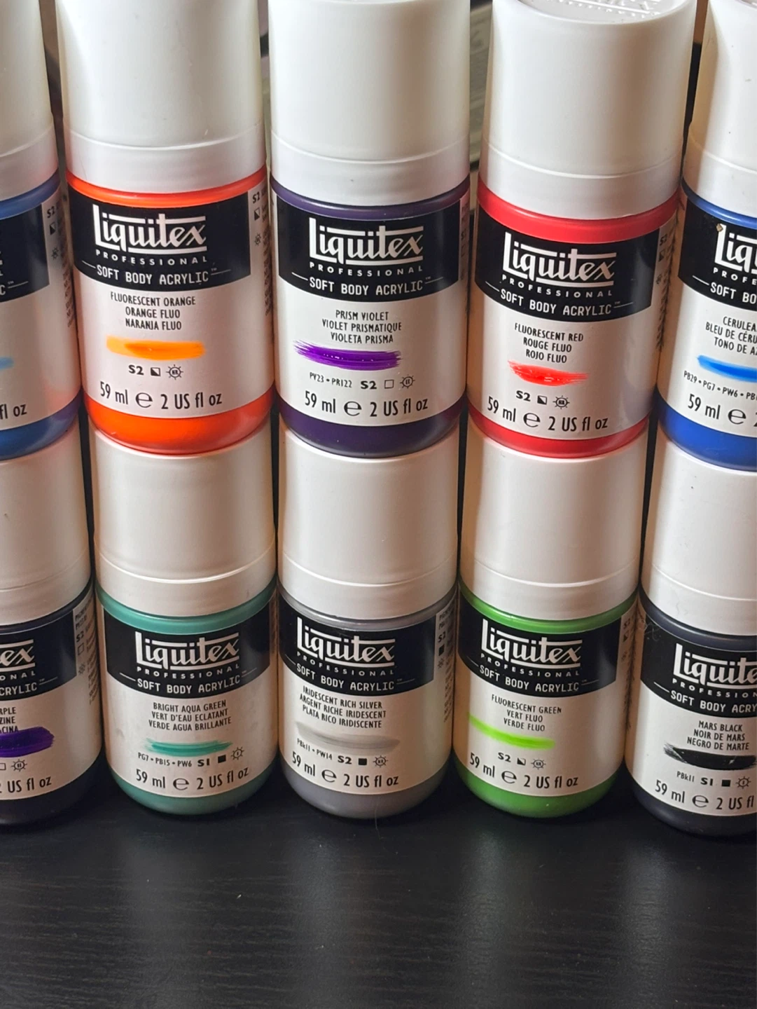 Liquitex® Professional Soft Body Acrylic Bottles 2oz. Lot of 18 - photo 3