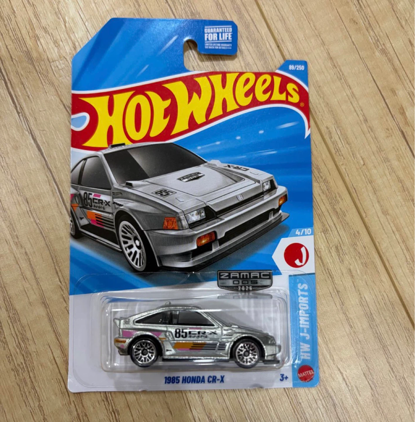 Hot Wheels 1985 Honda CR-X Zamac