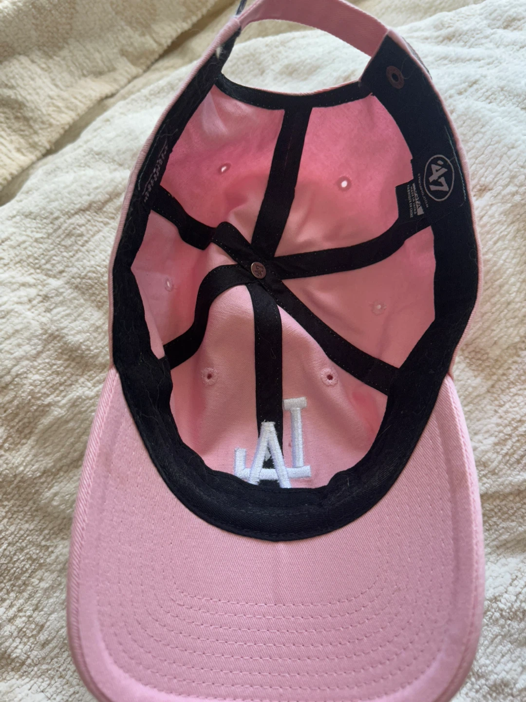 Pink LA Dodgers Baseball Cap - photo 2