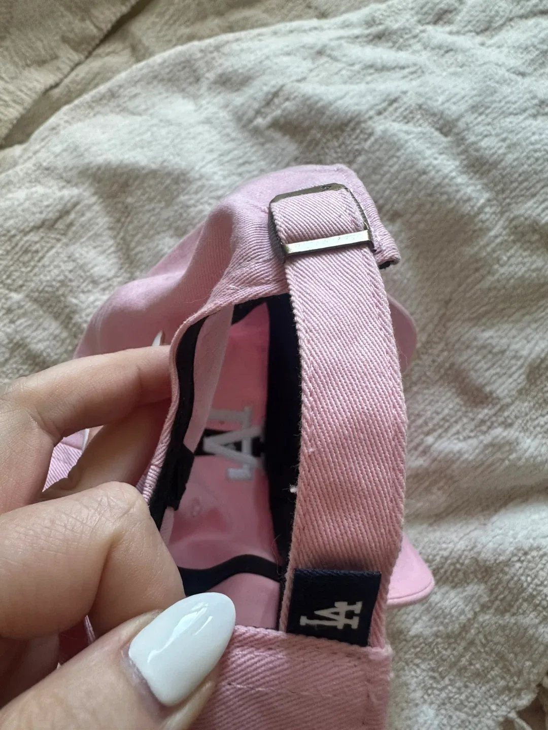 Pink LA Dodgers Baseball Cap - photo 4