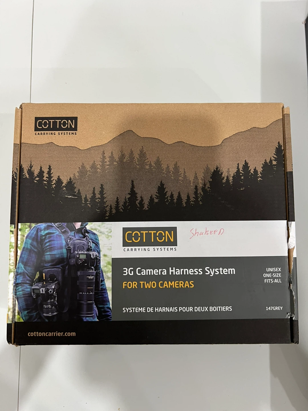 Cotton 3G Camera Harness System for Two Cameras ⚽️