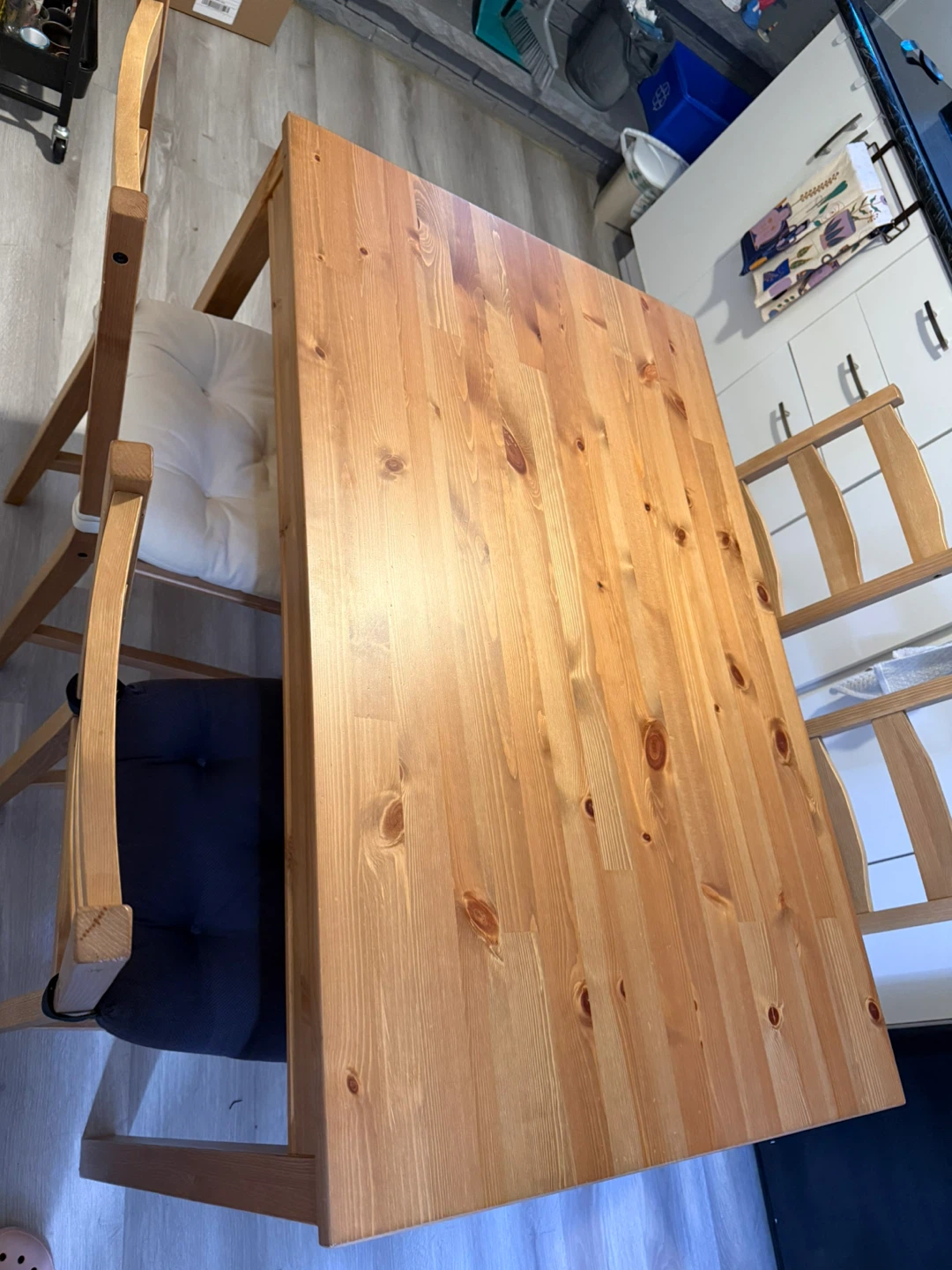 Dining Table Set with 4 Chairs