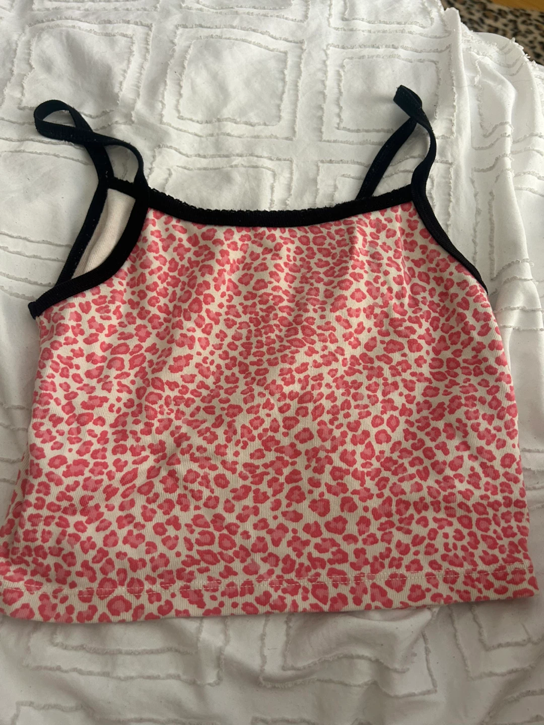 Brandy Melville Pink Leopard Tank Top - photo 3