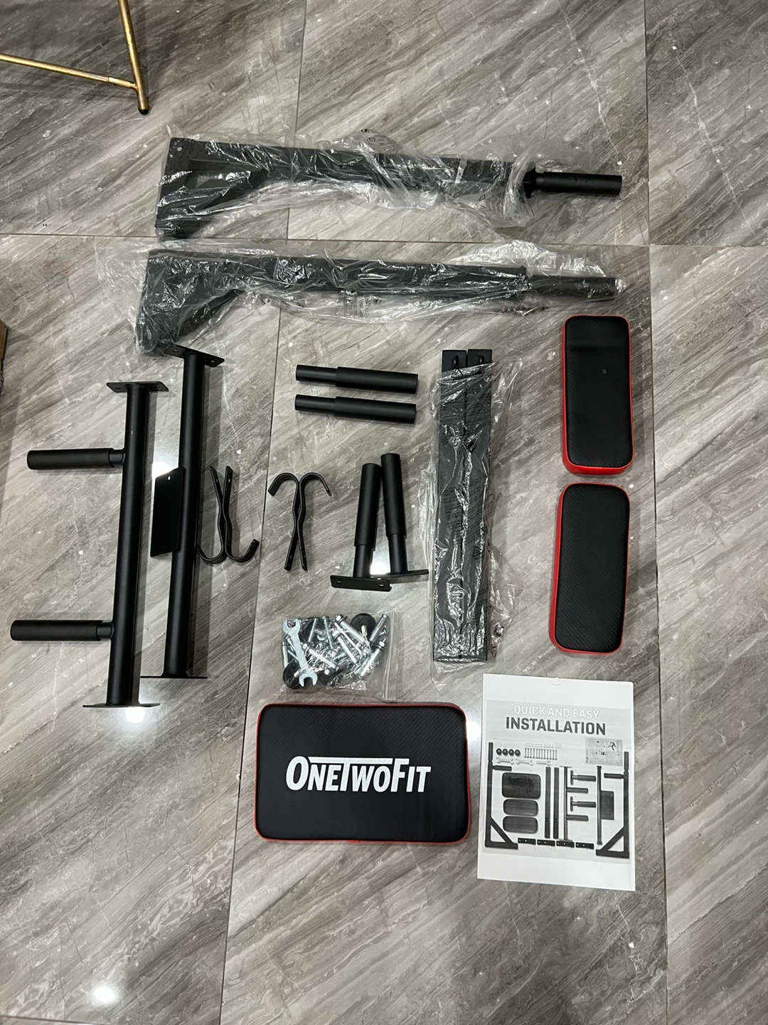 OneTwoFit Pull Up Bar and Dip Station ⚽️ - photo 2