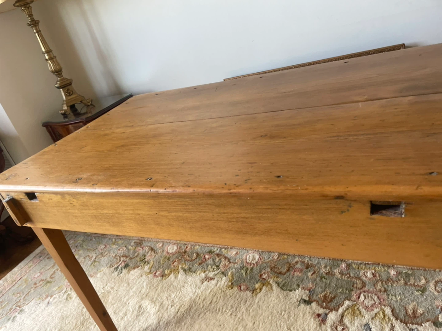 Estate Sale - Antique Pine Harvest Table - photo 4