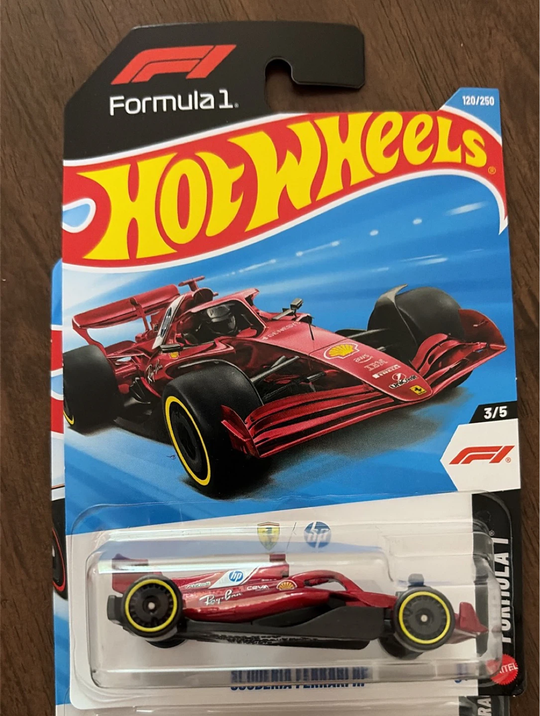 Hot Wheels Formula 1 Scuderia Ferrari Red Car