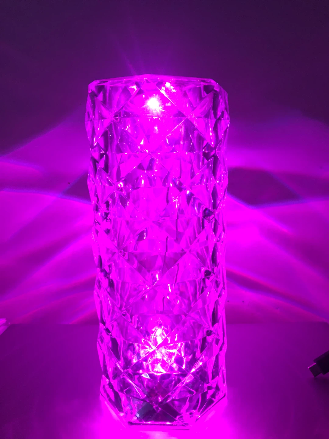 Crystal Diamond Lamp with party and color morph mode - photo 5