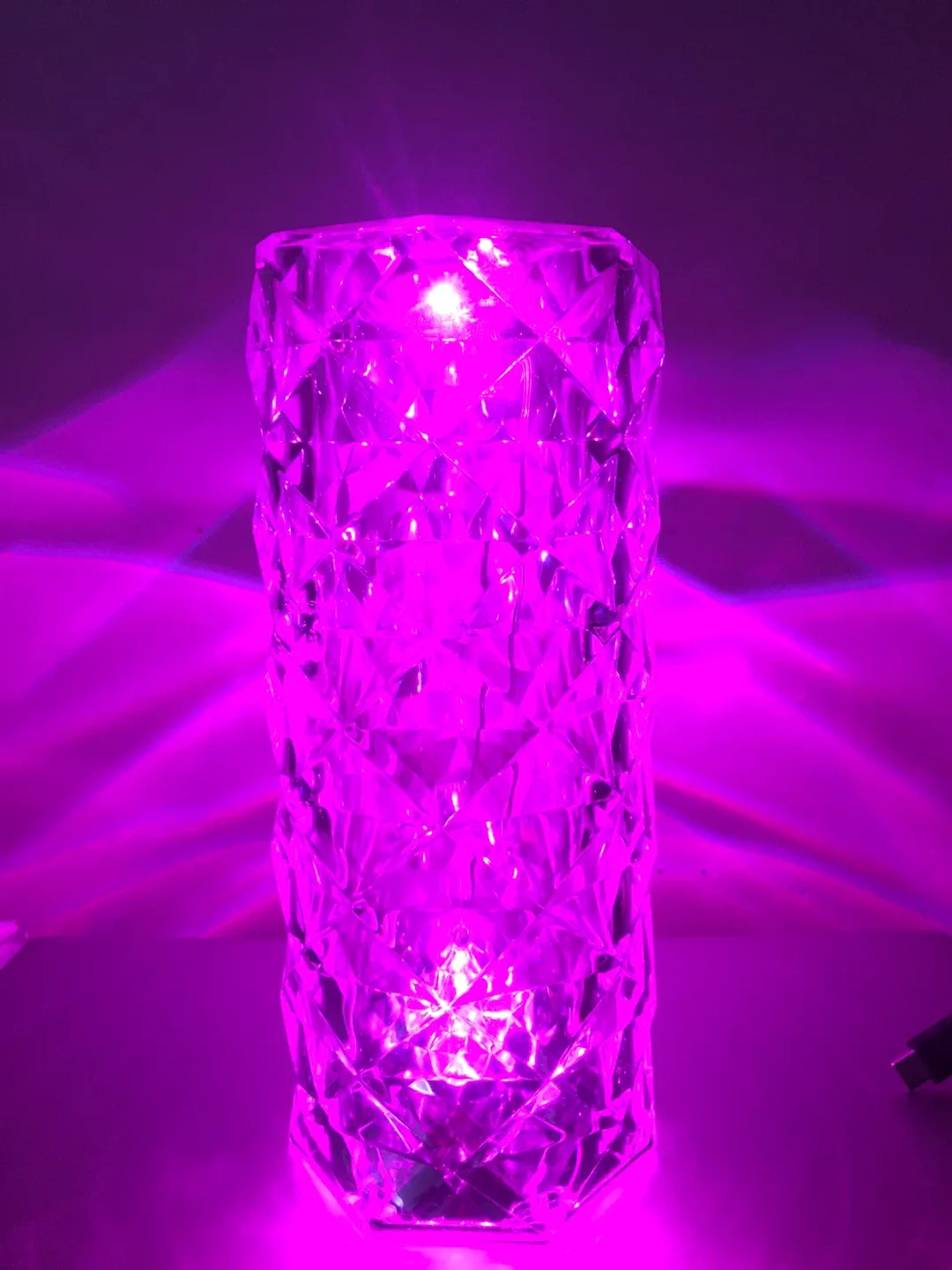 Crystal Diamond Lamp with party and color morph mode - photo 5