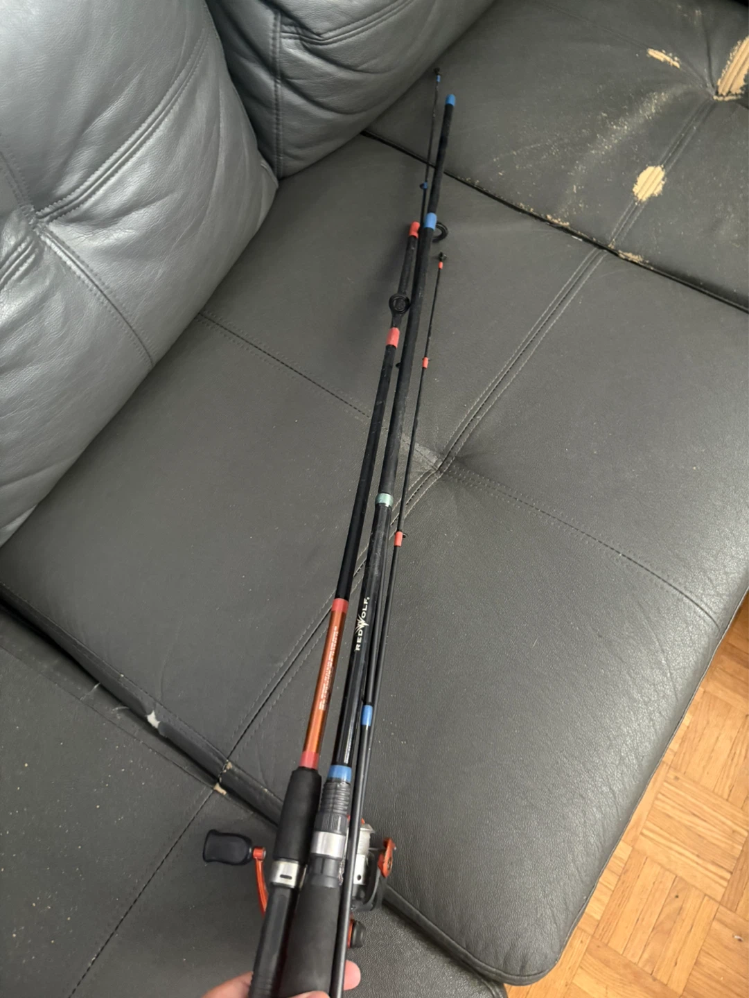 2 fishing rod 2 piece 1 with reel - photo 2