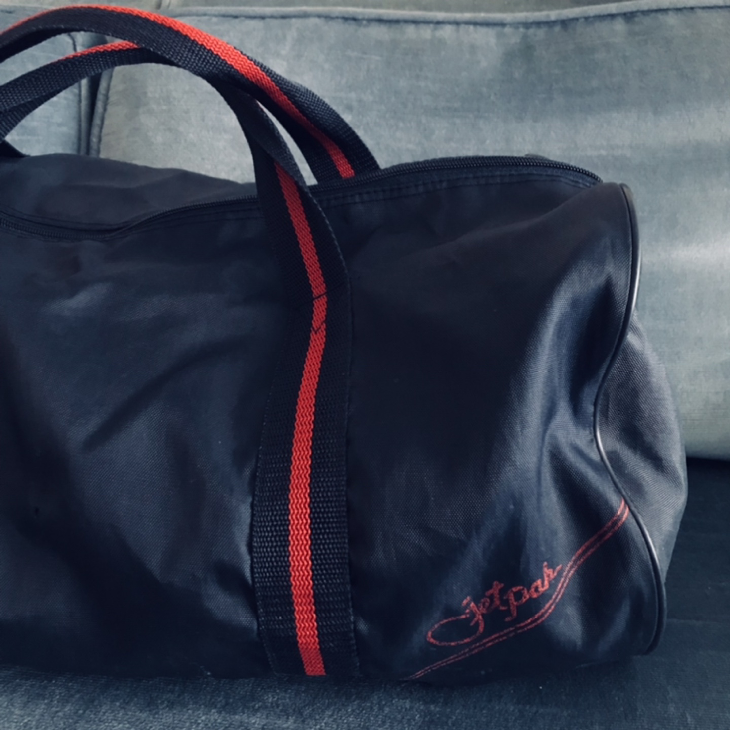 Vintage Gym/Duffel/Workout/Weekend Bag/Yoga Bag - photo 2