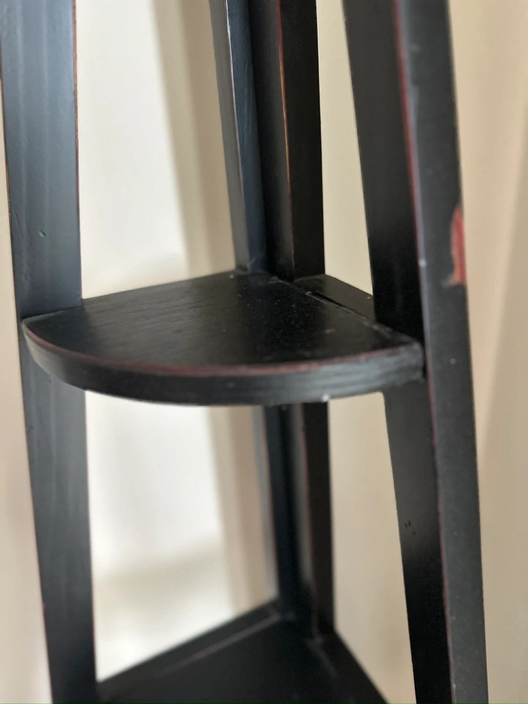 Black Corner Shelf Unit - photo 2
