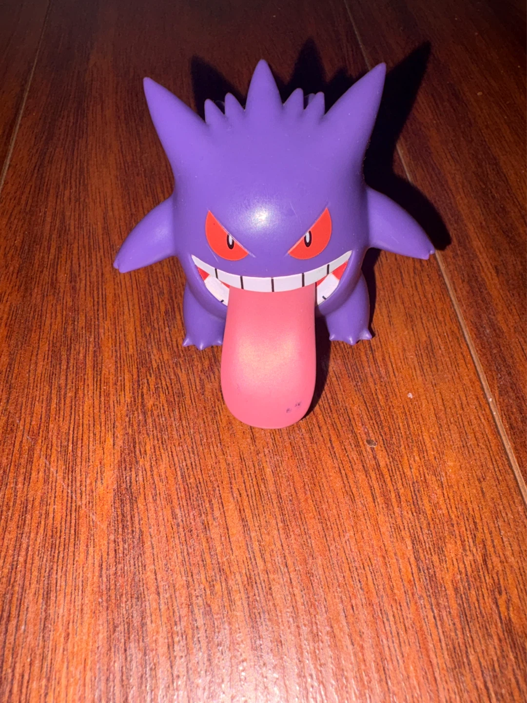 Purple Gengar Figure with Tongue Out