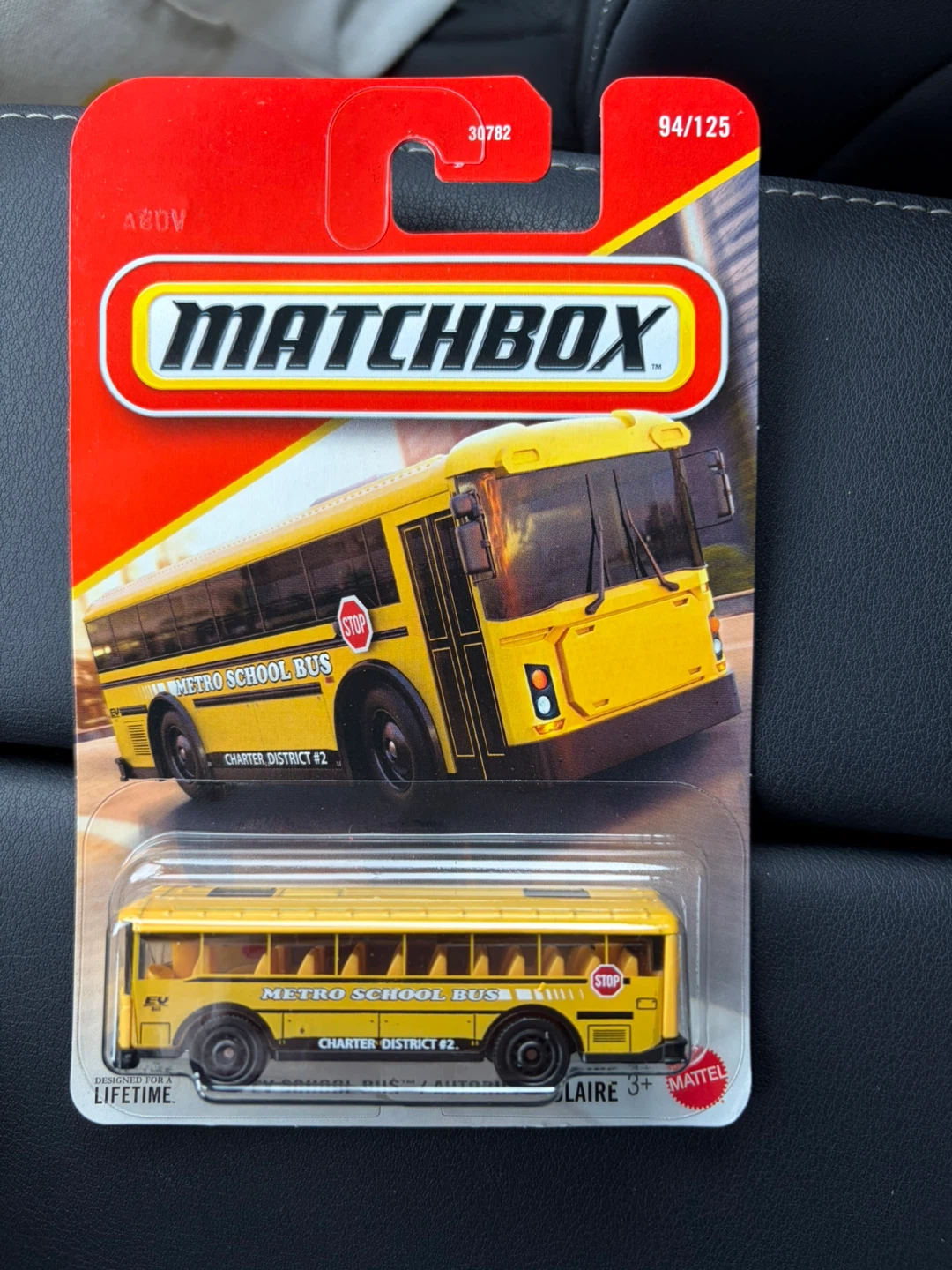 Matchbox Metro School Bus Toy