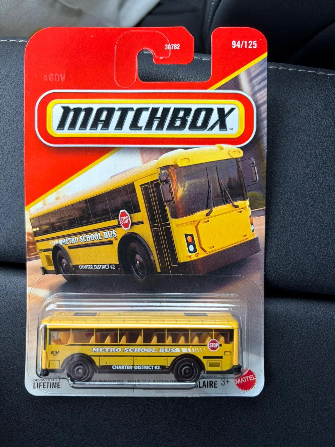 Matchbox Metro School Bus Toy