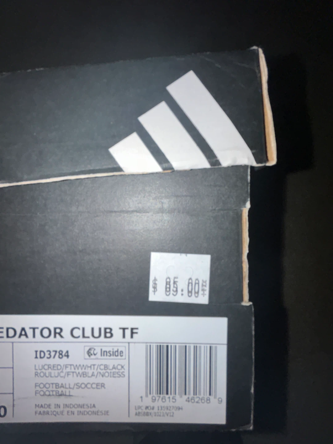 Adidas Predator Club TF Soccer Boots Red Size 6 UK - photo 4