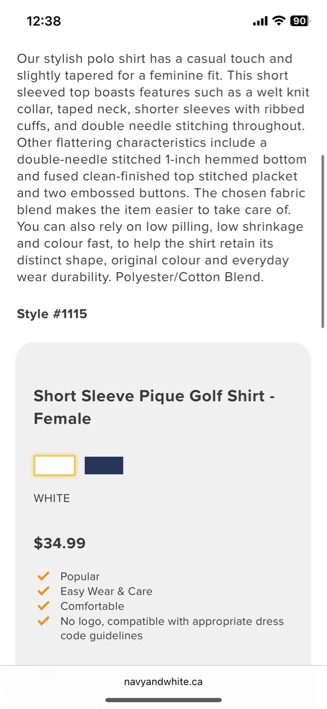 McCarthy White Short Sleeve Polo Shirt - Size M - photo 4