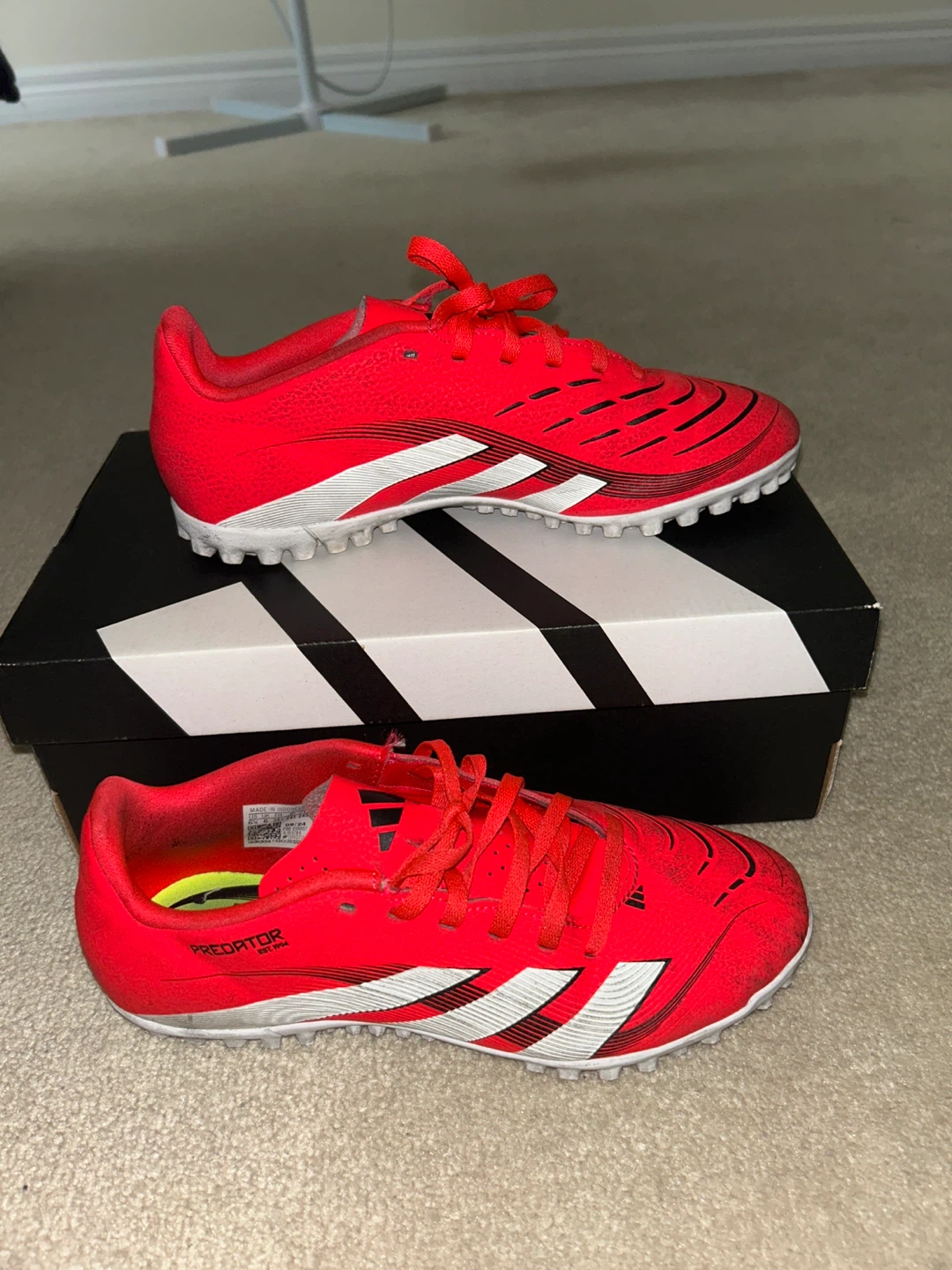 Adidas Predator Club TF Soccer Boots Red Size 6 UK - photo 5